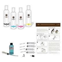 Bundle: Extra Value Refill Kit for Canon Inkedibles Cartridges (24 to 30 refills) PLUS Cleaning Flush System